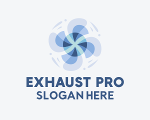 Exhaust - Wind Propeller Exhaust logo design