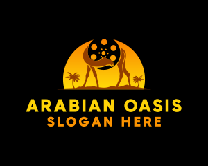 Arabian - Desert Camel Reel logo design