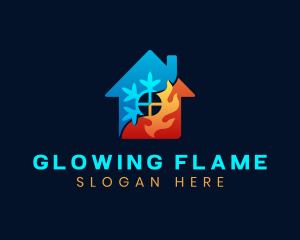 Ice Fire House logo design