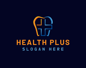 Dental Healthcare Cross logo design