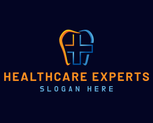 Dental Healthcare Cross logo design