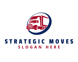 Express Freight Truck logo design