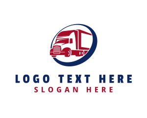 Moving Company - Express Freight Truck logo design