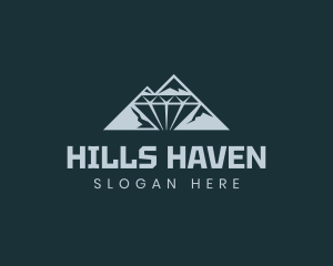 Mountain Diamond Mining logo design