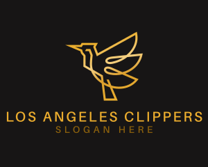 Golden Bird Wing Logo