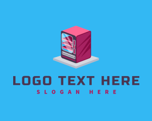 Portable - Vending Machine Dispenser logo design