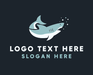 Oceanic - Great Ocean Shark logo design