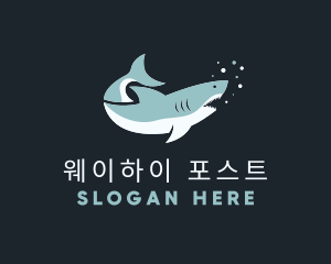 Great Ocean Shark logo design