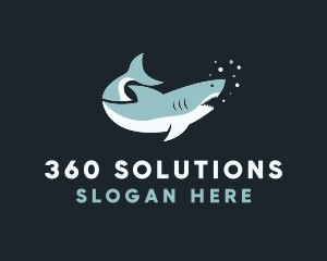 Great Ocean Shark logo design