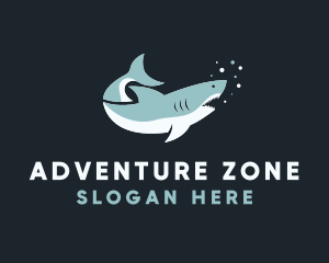 Great Ocean Shark logo design