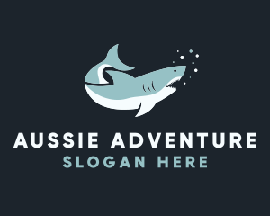 Aussie - Great Ocean Shark logo design