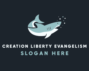 Great Ocean Shark logo design