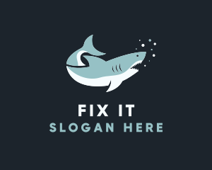 Great Ocean Shark logo design