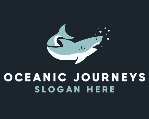 Great Ocean Shark logo design