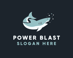 Great Ocean Shark logo design