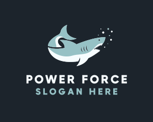 Aggressive - Great Ocean Shark logo design