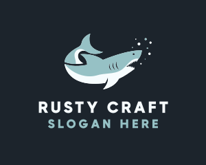 Great Ocean Shark logo design