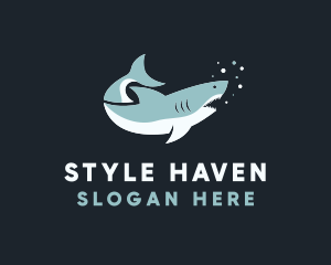 Great Ocean Shark logo design