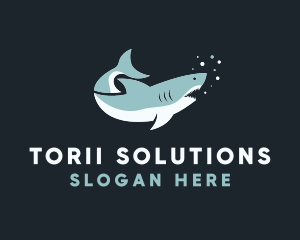 Great Ocean Shark logo design