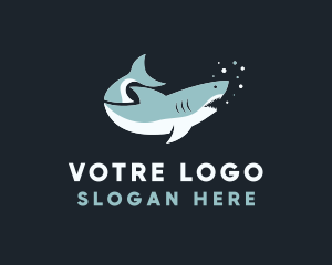 Blue - Great Ocean Shark logo design
