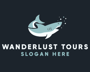 Great Ocean Shark logo design