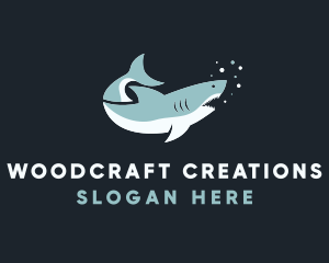 Great Ocean Shark logo design