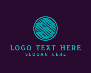Coding - Digital Circle Tech logo design
