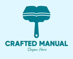 Manual - Cleaning Guide Book logo design