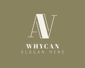 Elegant Letter AV Monogram Logo