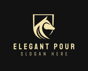 Horse Shield Equine logo design