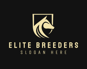 Horse Shield Equine logo design