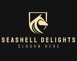 Horse Shield Equine logo design