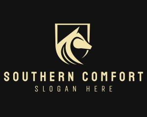 Horse Shield Equine logo design