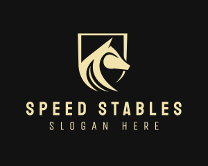 Horse Racing - Horse Shield Equine logo design