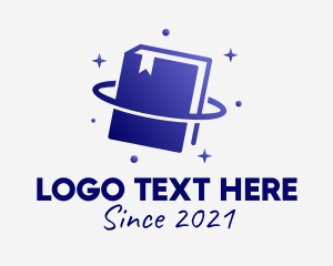 Literacy - Book Library Planet logo design