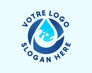 Fresh Water Droplet Logo