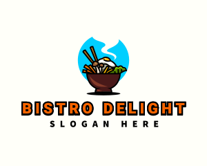 Korean Cuisine Restaurant logo design