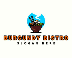 Korean Cuisine Restaurant logo design