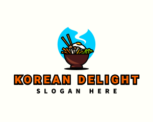 Korean Cuisine Restaurant logo design