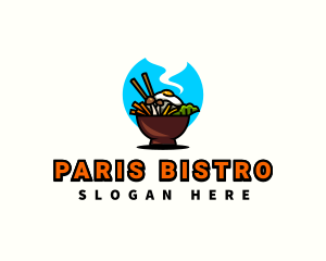 Korean Cuisine Restaurant logo design