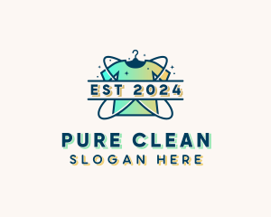 T-shirt Cleaning Laundry logo design