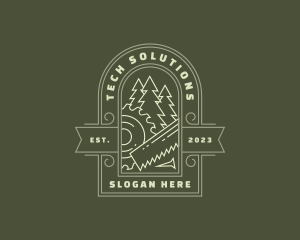 Logger - Blade Saw Tree Workshop logo design
