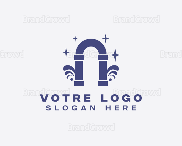 Elegant Arch Pillar Logo