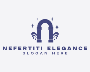 Elegant Arch Pillar logo design