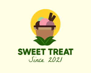 Sherbet - Healthy Ice Cream Sundae logo design