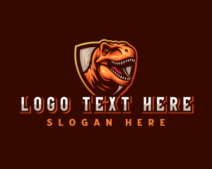 Dinosaur - Tyrannosaurus Predator Gaming logo design