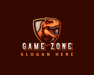 Tyrannosaurus Predator Gaming logo design