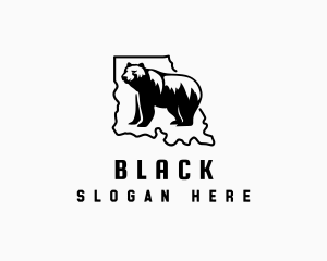 Louisiana Black Bear logo design