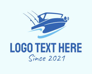 Sea Transport - Sea Fishing Boat logo design