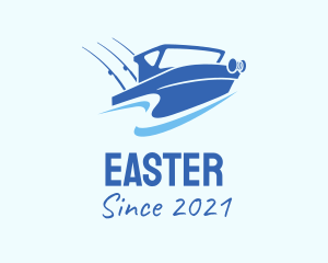Marine - Sea Fishing Boat logo design